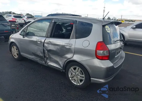 2008 Honda Fit Sport из США, поврежденный, VIN JHMGD37658S007412